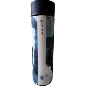 GROSCHE "Chicago" Travel Double Walled Tea Infuser Bottle - Black Marble 15oz